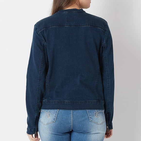 Aventura blue Zip-up Denim Jacket - Picture 14 of 16